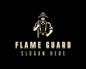 Safety Fireman Rescue logo design