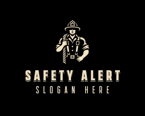 Safety Fireman Rescue logo design