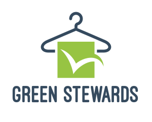 Green Checkmark Hanger logo design