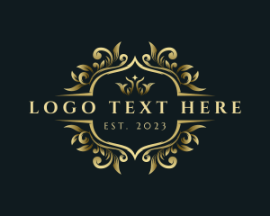 Luxury Crown Royalty Ornamental logo