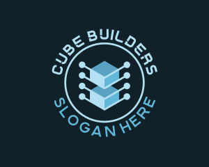 Software Programming Cube logo design