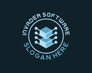 Software Programming Cube logo design