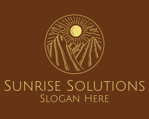 Mountain Range Sun logo