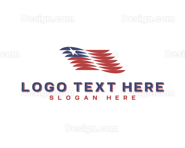 Political Campaign Flag Logo