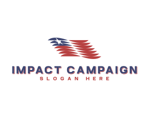 Political Campaign Flag logo