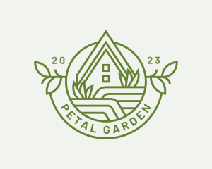 House Lawn Landscaping logo design