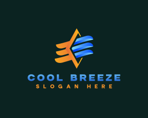 HVAC Thermal Ventilation logo design