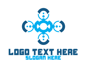 Modern Communication Badge logo