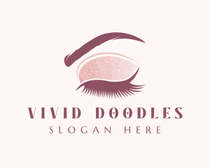 Makeup Eyelash Salon logo design