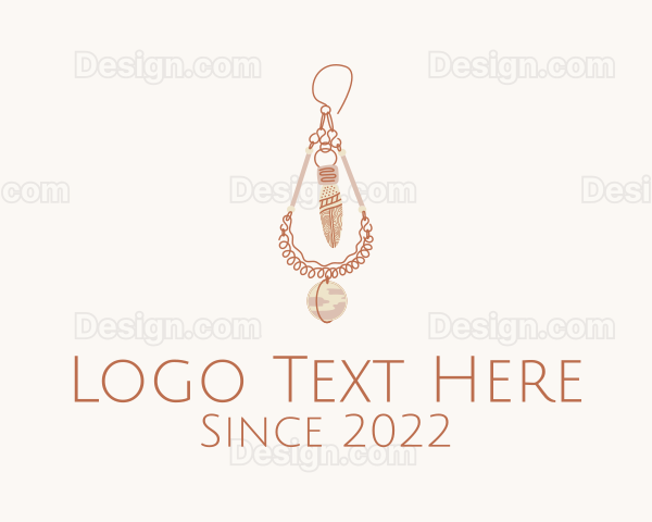 Boho Planet Earring Logo