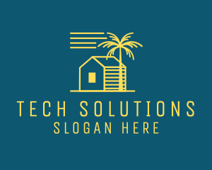 Tropical Beach House Cabin logo