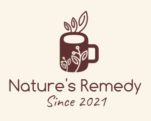 Organic Herbal Mug logo design