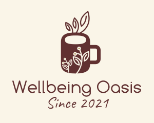 Organic Herbal Mug logo design