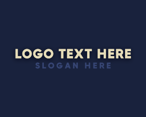 Uppercase - Simple Modern Sans Serif logo design