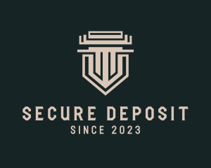 Financial Security Pillar logo design