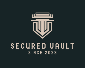 Financial Security Pillar logo design