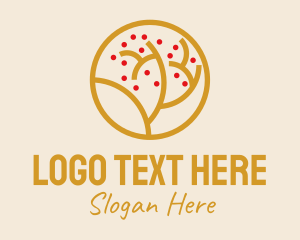 Gold Tree Badge logo