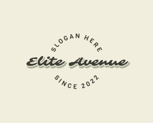 Elite Cursive Business logo design