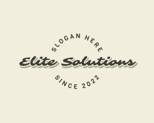 Elite Cursive Business logo design