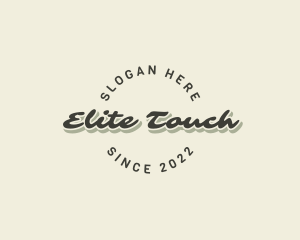 Elite Cursive Business logo design