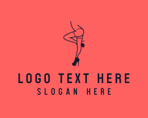 Woman Lingerie Dancer logo