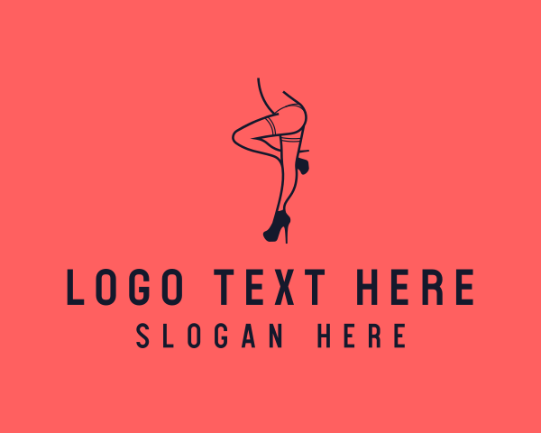 Woman Lingerie Dancer logo