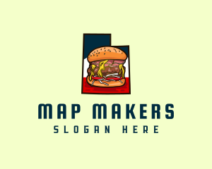 Pastrami Burger Utah  logo design