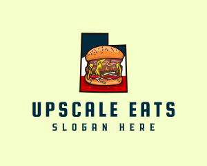 Pastrami Burger Utah  logo design