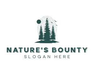 Nature Tree Thumbprint logo design