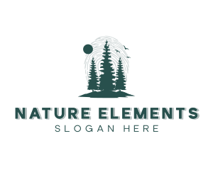 Nature Tree Thumbprint logo design