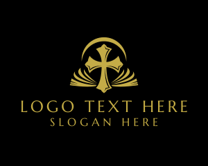 Holy Bible Cross logo