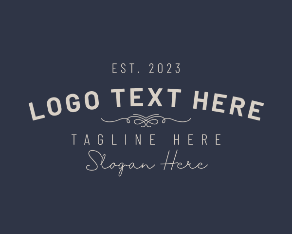 Typography logo example 2