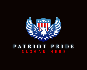 American Eagle Shield logo design