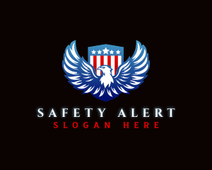 American Eagle Shield logo design