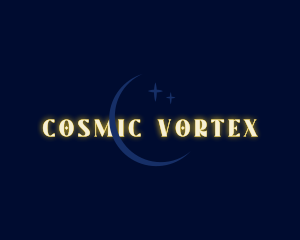 Cosmic Moon Wordmark logo design