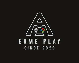 Letter A Gaming Joystick  logo