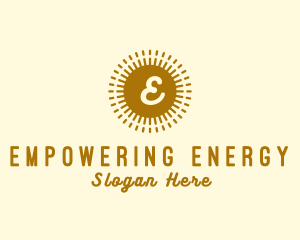 Gold Sun Farming Energy logo design