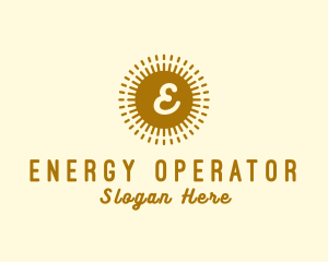 Gold Sun Farming Energy logo design