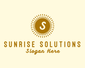 Gold Sun Farming Energy logo design