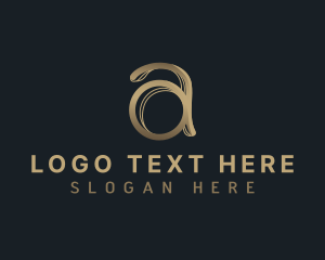 Luxury Jewelry Boutique Letter A logo