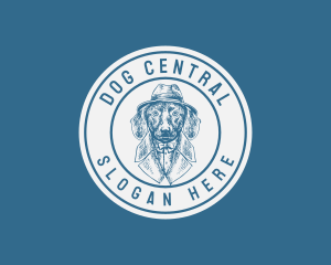 Dachshund Dog Vet logo design