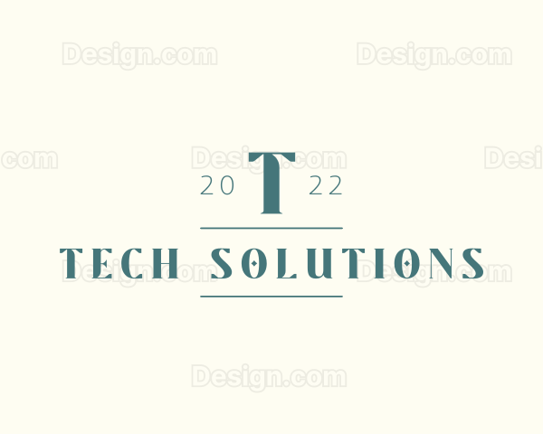 Elegant Startup Serif Logo