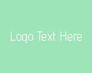 Font - Minimalist Modern Brand logo design