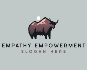 Mountain Yak Wildlife logo design