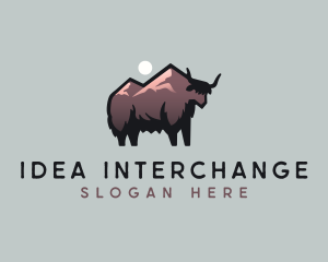 Mountain Yak Wildlife logo design