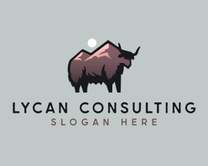 Mountain Yak Wildlife logo design