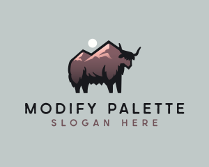 Mountain Yak Wildlife logo design