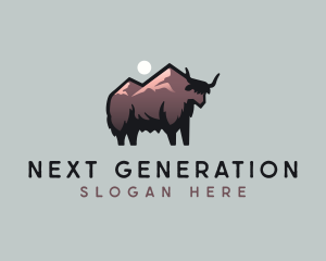 Mountain Yak Wildlife logo design