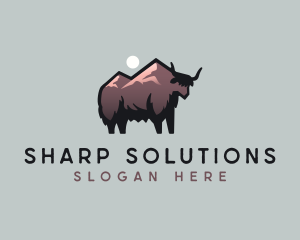 Mountain Yak Wildlife logo design