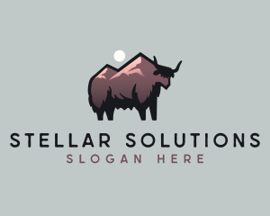 Mountain Yak Wildlife logo design